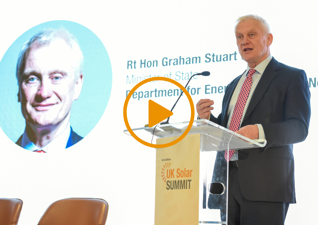 The Role of Solar in the UK’s Pathway to Net Zero Rt Hon Graham Stuart MP's Presentation